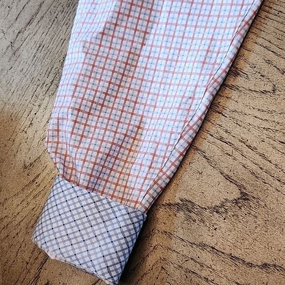 Mens non-iron dress shirt size L Egara - Picture 5 of 9